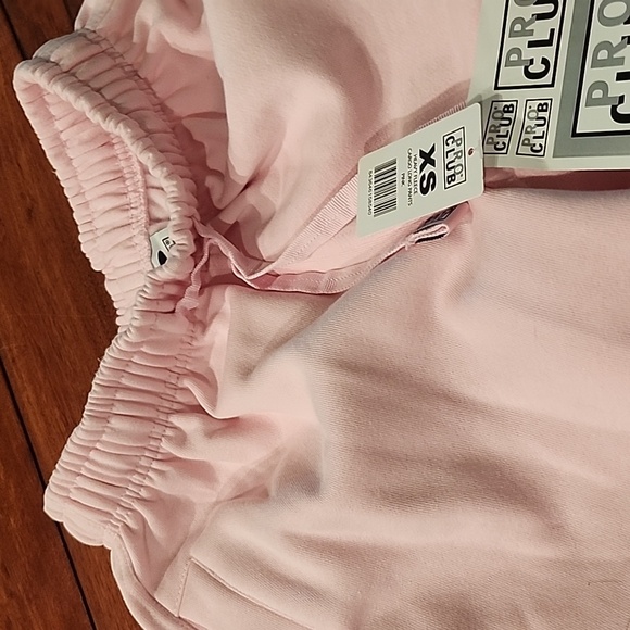 PRO CLUB Pink Cargo Sweat Pants - Picture 6 of 6